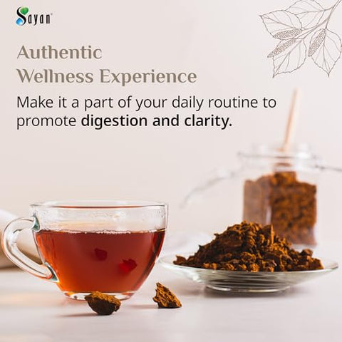 Siberian – Pó de Chaga Cru Puro 226g – Chá Antioxidante Premium – Reforça o Sistema Imunológico e a Saúde Digestiva – Foco, Energia - Sayan