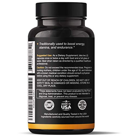 Cápsulas de Maca Orgânica em Pó 1500 mg com Extrato de Raiz de Maca Peruana Preta Vermelha Amarela – Suplemento Vegano para Homens e Mulheres - Natgrown