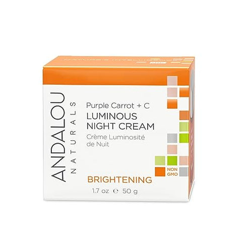 Andalou Naturals - Andalou Natural Creme Noturno Luminoso de Cenoura Roxa C Plus, 50g