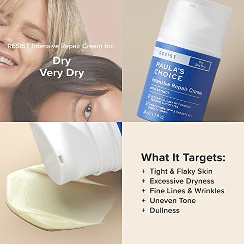 Paula's Choice - Paula’s Choice – Creme Reparador Intensivo RESIST com Retinol e Ácido Hialurônico | 50g