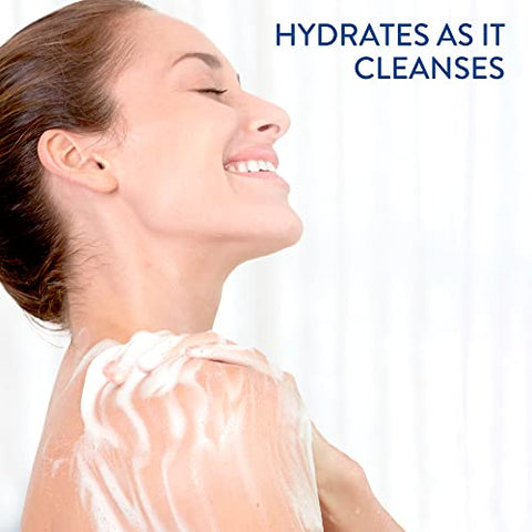 Ultra Gentle Body Wash Refrescante para Pele Seca a Normal, Sensível, Presentes para o Dia das Mães, Aloe Vera, Vitamina B5, Hipoalergênico, Testado por Dermatologistas, Sem Fragrância - Cetaphil