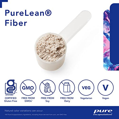 PureLean Fiber | Mistura em Pó de Fibras Solúveis e Insolúveis para Promover o Gerenciamento de Peso | 350g - Pure Encapsulations