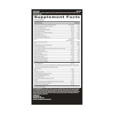 Mega Men Multivitamínico | Antioxidantes, Saúde do Coração e Suporte Imunológico | 180 Comprimidos - GNC