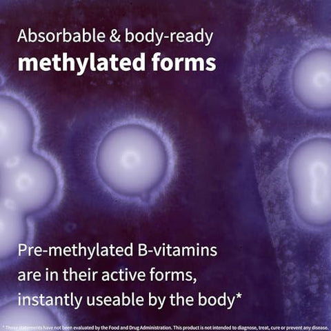 Igennus Healthcare Nutrition - Super B-Complex – Liberação Sustentada Methylated Clean Label B Complex com Methylfolate, B12 Methylcobalamin Reforçado, Vegano, Verificado em Laboratório, 180 Comprimidos Pequenos por Igennus