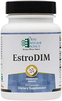 Ortho Molecular Products - 5A EstroDIM (30ct) – Fórmula Poderosa para Equilíbrio Hormonal – 100% Natural – Marca Líder em Saúde Feminina