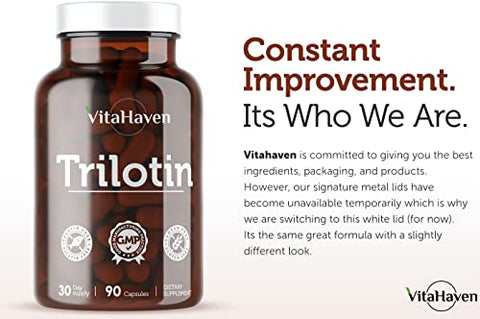VitaHaven - Trilotin: Tratamento para Pés e Tornozelos Inchados com Edema na Perna Inferior – Reduz Inchaço nos Pés e Tornozelos por Retenção de Água – Inclui: Raiz de Dente-de-Leão