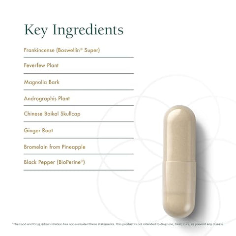 InflamAway: Modula uma Resposta Inflamatória Saudável – Com Boswellia Serrata, Bromelina, Gengibre, Pimenta Preta (BioPerine) e Ervas Chinesas – 60 cápsulas - Natura Health Products
