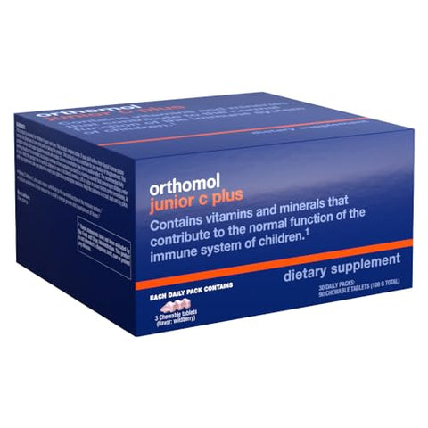 Immun Junior C Plus – Multivitamínico Infantil Sabor Frutas Silvestres – 30 Dias de Fornecimento - Orthomol