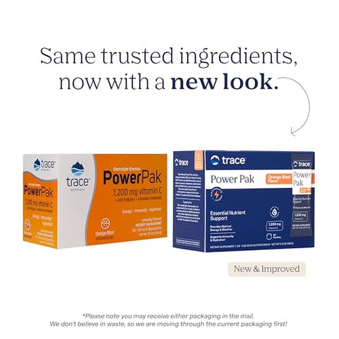 Electrolyte Stamina Power Pak Laranja Explosiva Trace Minerals 4.8g cada 30 Pacotes