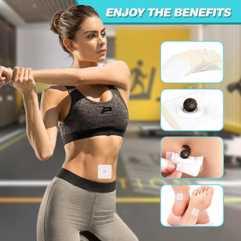 KUNJAYER - Adesivos de Artemísia para Barriga com Extratos de Plantas – Confortáveis e Fáceis de Usar – 100% Natural