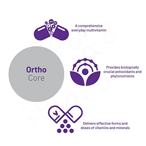 Ortho Core – Suporte Nutricional para Saúde e Energia, Multivitamínico e Mineral Vegano, 30 porções (180 cápsulas) - AOR