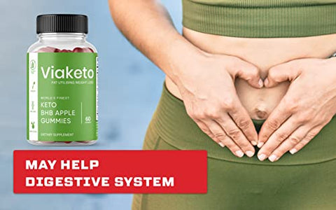 Via Keto Gomas de Maçã com Vinagre de Maçã, 120 Unidades – Emagreça com Saúde! - Zonata