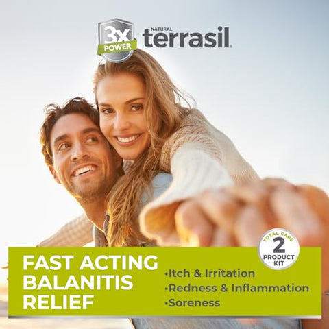 terrasil - Kit Terrasil para Tratamento de Balanite em Homens – Sabonete de Limpeza e Pomada Natural para Sintomas de Balanite: Coceira