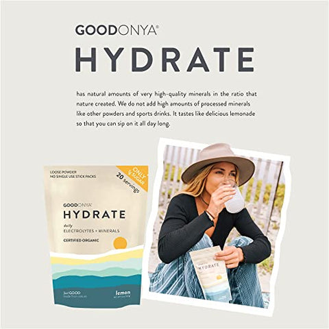 Hydrate Electrolyte – Hidratação com Eletrólitos para um Estilo de Vida Ativo - GOODONYA
