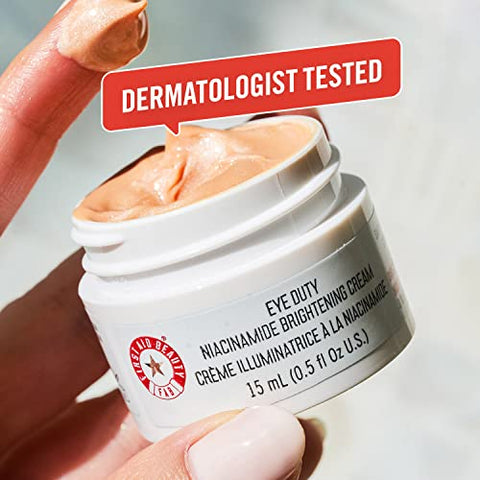 Eye Duty Creme Clareador com Niacinamida para Olheiras e Inchaço, 15g - First Aid Beauty