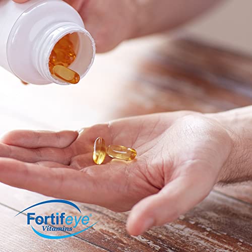 Fortifeye Vitamins - Super Ômega-3 Óleo de Peixe | 1600 mg Ômega 3 | com EPA e DHA | Sabor Natural de Limão 60 Porções | Marca Super Ômega-3