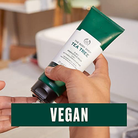 Tea Tree 3 em 1 Limpador Esfoliante 100g - The Body Shop