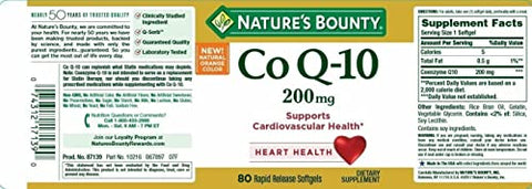 Nature's Bounty - Nature’s Bounty Co Q-10 Extra Forte 200 mg Softgels 80 un (Pacote com 4) – Comprar Online | Nature’s Bounty