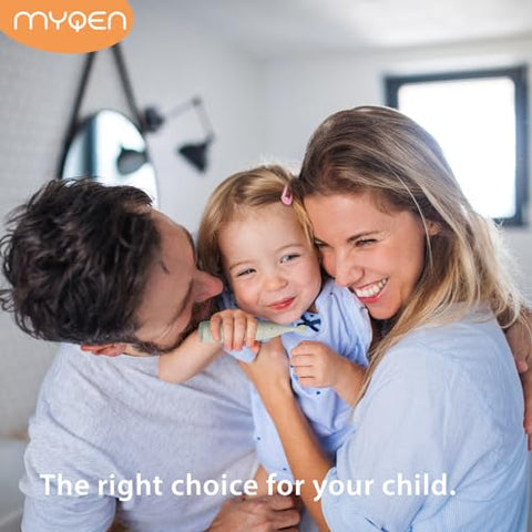 MYQEN - Escova de Dentes Elétrica para Bebê, Marca Baby – Higiene Bucal Infantil