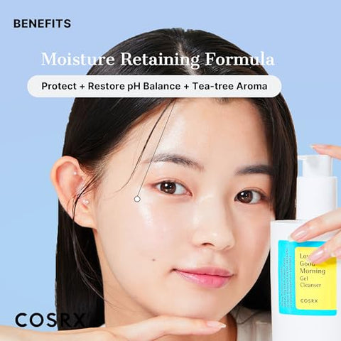 Gel de Limpeza Facial Suave de Baixo pH para Pele Sensível com BHA – 100ml - COSRX