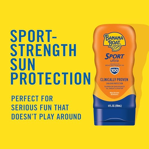 Protetor Solar Banana Boat Sport Performance FPS 100, 118 ml (Pack com 2 unidades)
