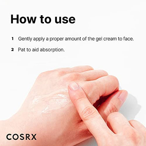 Hydrium Green Tea Aqua Soothing Gel Cream 50ml | Camelia, Aloe Gel | Cuidados com a Pele Coreanos, Vegano, Cruelty Free, Sem Parabenos - COSRX