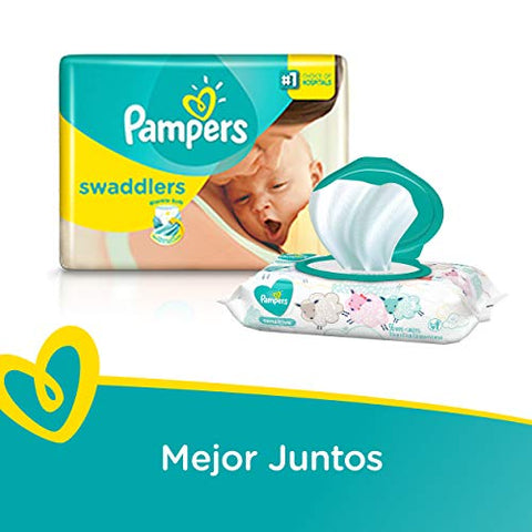 Fraldas Pampers Swaddlers Tamanho N 20 Unidades Pacote de 2 (Total de 40 Fraldas)