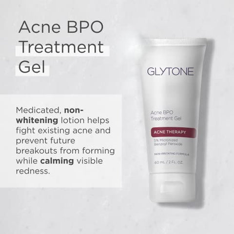 Glytone Tratamento Gel para Acne BPO – Com 5% de Peróxido de Benzoíla de Liberação Gradual – Gel Hidratante Matificante – Sem Fragrância