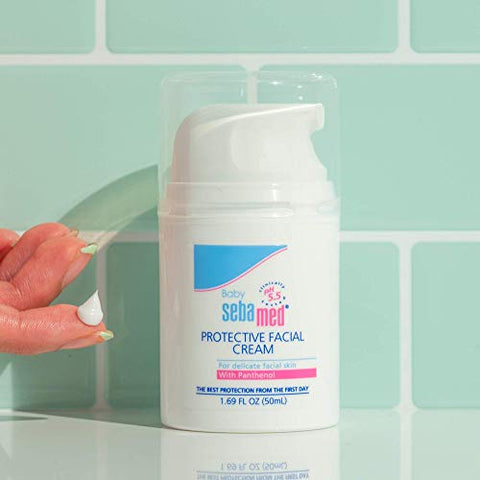 Creme Facial Protetor SEBAMED Baby Ultra Suave Hidratante para Pele Delicada (50mL)