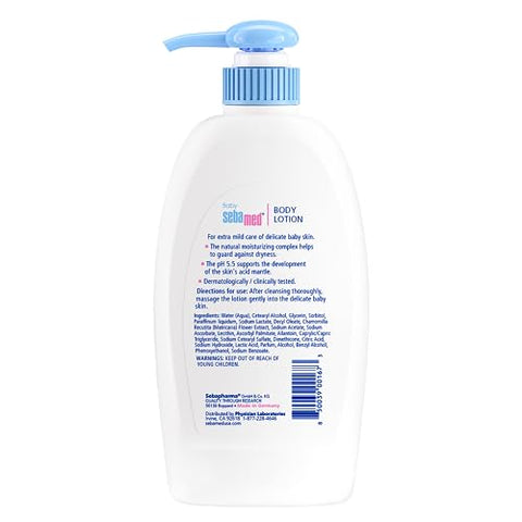 SEBAMED - Loção Sebamed para Bebês, 400ml – Hidratação suave e delicada