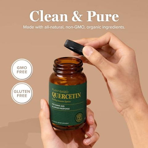 Global Healing Center - Global Healing Quercetin 250mg – Suporte ao Sistema Imunológico e Saúde Respiratória