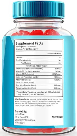 NutraRize - (3 Pack) Gomitas Perfitly Active Keto ACV para Perda de Peso Avançada, Gummies de Máxima Potência, PerfitlyActive Keto Plus ACV, Fórmula Avançada de Keto ACV, Gomitas