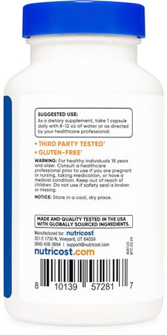 Dihydromyricetin (DHM) Cápsulas 350mg, 90 Unidades – Vegano, Não-OGM, 90 Porções - Nutricost
