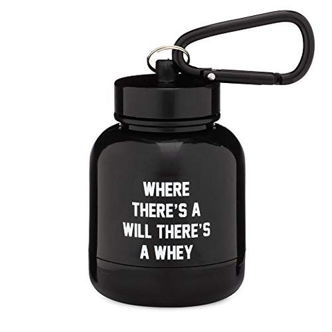 ONMYWHEY - Funil Portátil para Proteína e Suplemento em Chaveiro, Ideal para Academia, Treinos, Fitness e Viagens – Aprovado pela TSA, Kit com 5 Modelos Divertidos