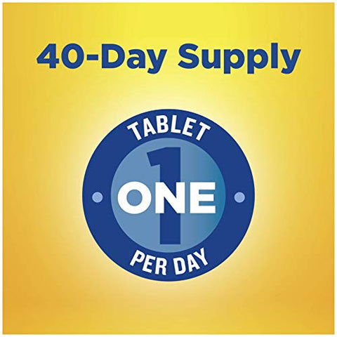 de Volta para Dormir, Melatonina de Dissolução Rápida, Ajuda a Voltar a Dormir Naturalmente, L-Teanina e GABA para Relaxar e Acalmar a Mente, 40 Comprimidos - Nature Made