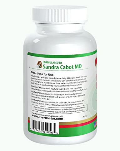 Livatone - Cápsulas de Desintoxicação do Fígado Plus Liver Cleanse com Cardo de Leite e Antioxidantes (240 Unidades)