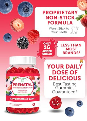 Lunakai - Vitaminas Pré-Natais com Ferro – Fortaleça sua saúde durante a gravidez