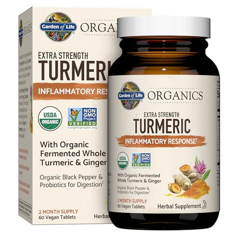 Cúrcuma Resposta Inflamatória – 60 cápsulas de 500mg - Garden of Life
