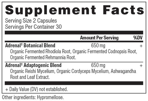 Adrenal Support com Ashwagandha por Ancient Nutrition: Reduz o Estresse – 60 cápsulas