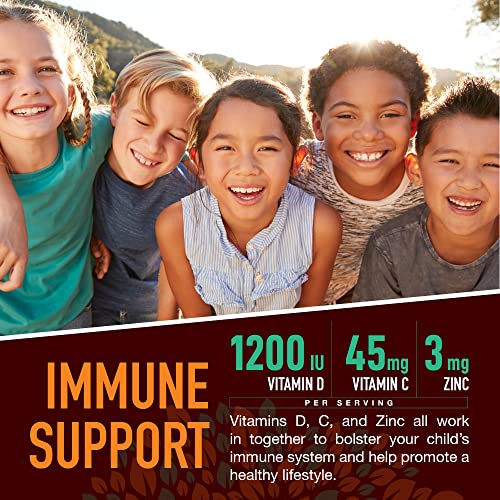YUM-V'S - Strong Earth- Gomas Multivitamínicas Orgânicas para Crianças – Vitaminas em Goma