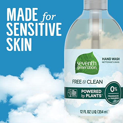 Sabonete Líquido Sem Fragrância Seventh Generation – 100% Natural – 500ml