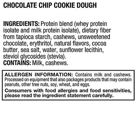 Cemueo - Kirkland Signature – Barras de Proteína em Pacote Econômico (Sabor Cookie de Chocolate com Gotas, 20 Unidades)