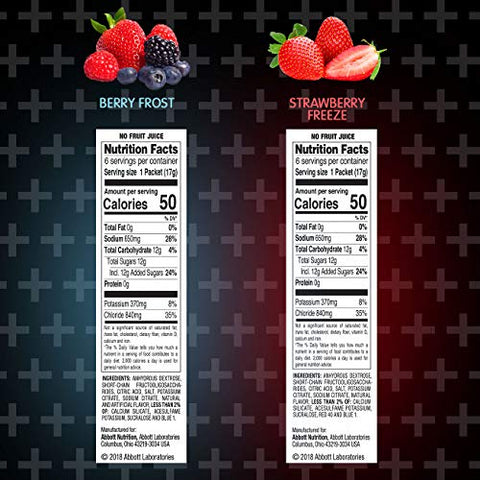 AdvancedCare Plus Pó de Eletrólitos com 33% mais eletrólitos e Prebióticos PreActiv, Sabor Morango Gelado – Embalagem em Pó - Pedialyte