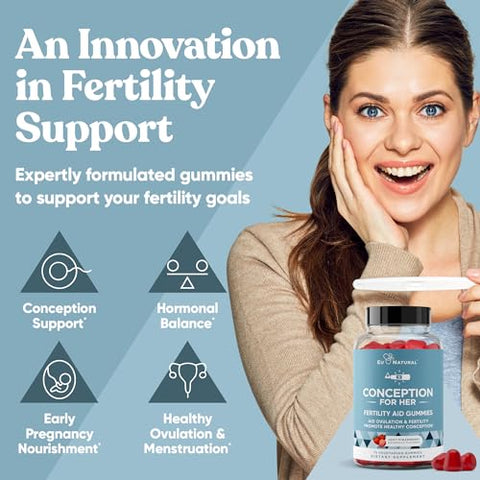 Eu Natural - Conception for Her Gummies – Fertilidade Feminina com Myo Inositol e Folate | Marca