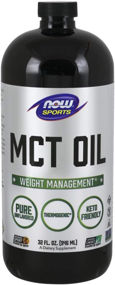 Óleo MCT 100%% NOW Foods, 946 ml – Potencialize sua saúde com o melhor óleo MCT