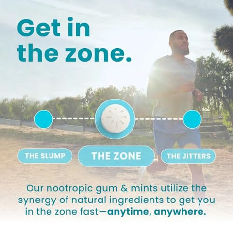 Energy Mints (90 Unidades) – Sem Açúcar com L-teanina, Cafeína Natural e Vitamina B12 - NeuroGum