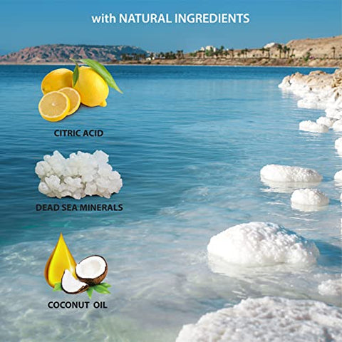 Sabonete Líquido de Coco para Mulheres e Homens – com Minerais do Mar Morto e Óleo de Coco – Limpa e Hidrata a Pele – Pacote com 2 (2000 ml) - Dead Sea Collection