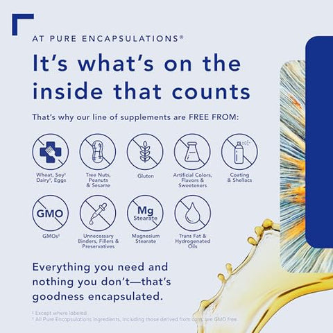 MSM Cápsulas | Suplemento de Enxofre para Apoiar Articulações, Sistema Imunológico, Tecido Conjuntivo e Saúde Respiratória* | 360 Cápsulas - Pure Encapsulations