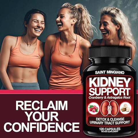Saint Mingiano - Limpeza e Desintoxicação de Suporte Renal – Detox. Marca: Kidney Support